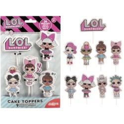 36 Cake Toppers LOL Surprise. n°3