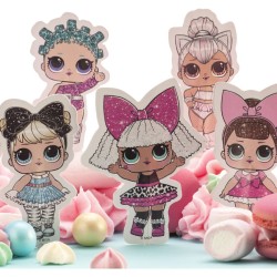 36 Cake Toppers LOL Surprise. n°4