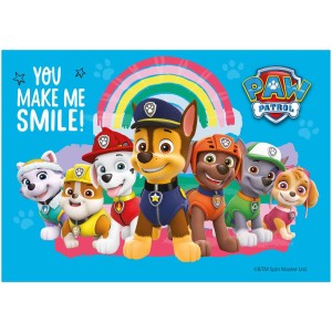 Plato rectangular PAW Patrol - Comestible