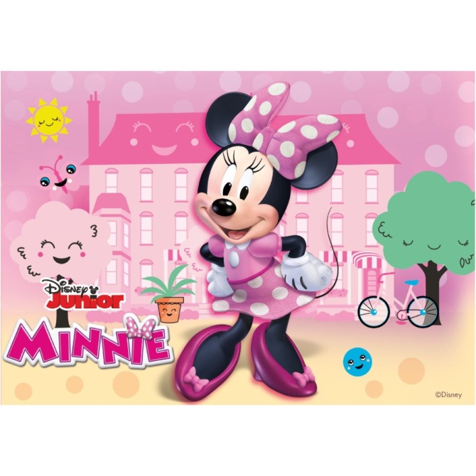 Plato Rectngulo Minnie - Comestible 