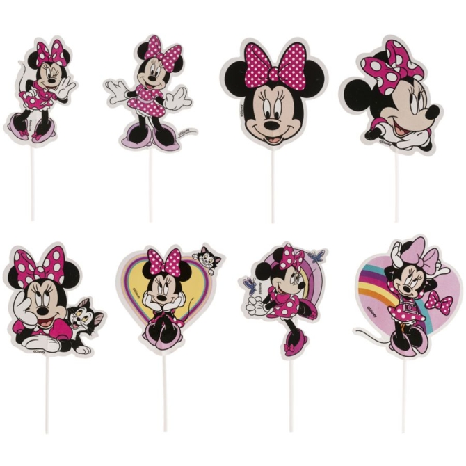 16 adornos para tartas de Minnie 