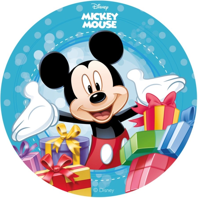 Disco de Mickey (20 cm) - Comestible 