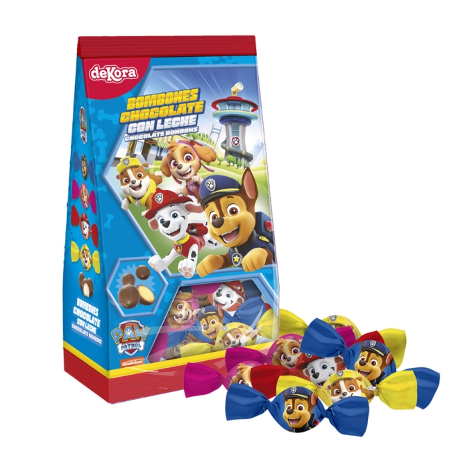 Bolsa de Caramelos de Chocolate Patrulla Canina - 100g 
