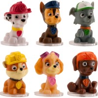 1 Frijol para Tarta del Rey Paw Patrol (3,5-4 cm) - Plstico
