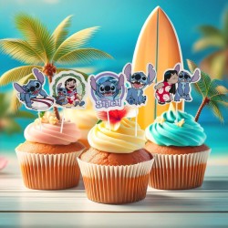 Stitch para decoracin de tartas (x16). n1