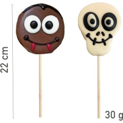Piruleta de Halloween - Chocolate. n1