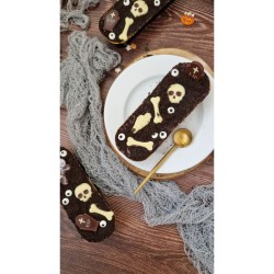 4 Surtidos de Halloween Calavera / Huesos - Chocolate. n4