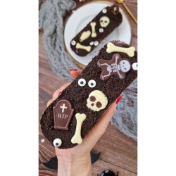 4 Surtidos de Halloween Calavera / Huesos - Chocolate. n5