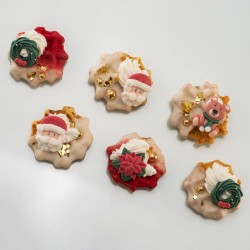 4 Decoraciones de Navidad 2D  Azcar. n6