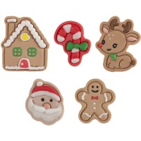 5 Decoraciones de Navidad 2D  Azcar