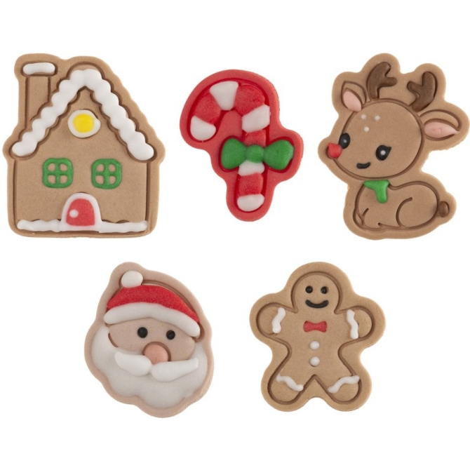 5 Decoraciones de Navidad 2D  Azcar 