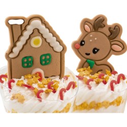 5 Decoraciones de Navidad 2D  Azcar. n1