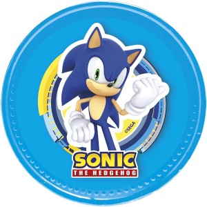 1 Moneda de chocolate grande  Sonic   7,7 cm