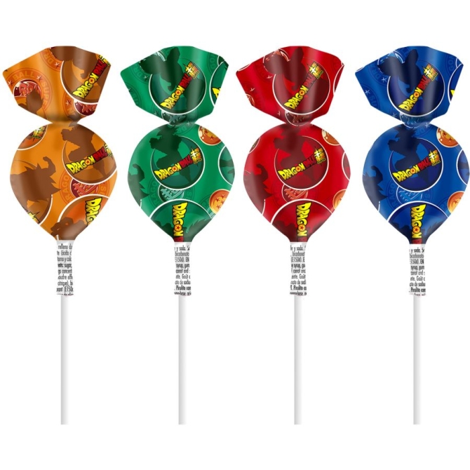 5 piruletas explosivas de cola  Dragon Ball 