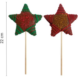 1 piruleta de malvavisco navidea  estrella. n1