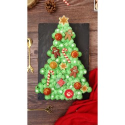 Surtido de 3 copos de chocolate blanco. n°8