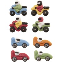 Surtido de 4 decoraciones de azcar