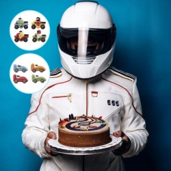 Surtido de 4 decoraciones de azúcar. n°3