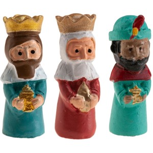 1 Frijol Rey Mago de colores - 3-3,5 cm - Cer�mica