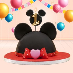 Vela de cumpleaños de Mickey Mouse n.° 1 – 8, 5 cm. n°2