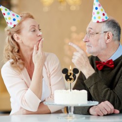 Vela de cumpleaños de Mickey Mouse n.° 1 – 8, 5 cm. n°4