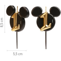 Vela de cumpleaños de Mickey Mouse n.° 1 – 8, 5 cm. n°7