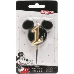 Vela de cumpleaños de Mickey Mouse n.° 1 – 8, 5 cm. n°8