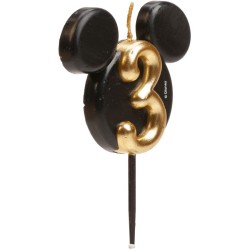 Vela de cumpleaños de Mickey Mouse n.° 3 – 8, 5 cm. n°1