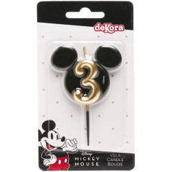 Vela de cumpleaños de Mickey Mouse n.° 3 – 8, 5 cm. n°6