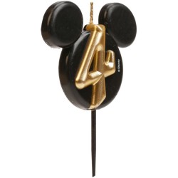 Vela de cumpleaos de Mickey Mouse n. 4  8, 5 cm. n7