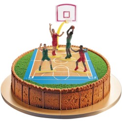 Kit de baloncesto con aro y 4 jugadores. n�1