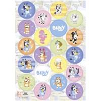 20 Mini Discos Bluey - Comestibles