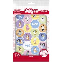 20 Mini Discos Bluey - Comestibles. n�2