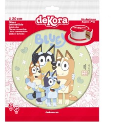 Disco Bluey y Bingo � 20 cm - Comestible. n�1