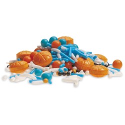 Mezcla de sprinkles de colores temática baloncesto – 70 g. n°1
