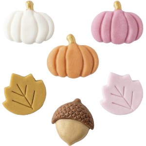 6 Decoraciones de oto�o en 2D � Hechas de az�car