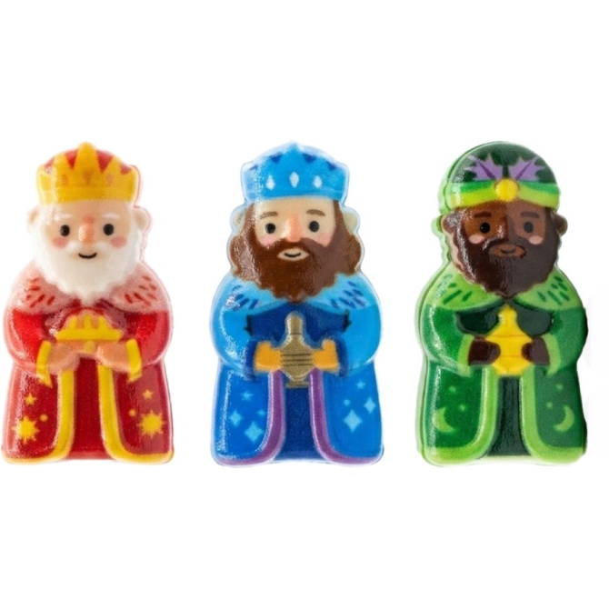 1 figura de rosca de reyes � 3, 2 cm � Pl�stico 