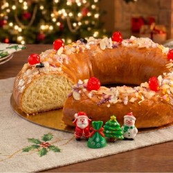 1 Figura navide�a 2D de frijol para rosc�n de Reyes � 3 cm � Pl�stico. n�1