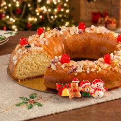 1 Figura navide�a divertida en 2D con forma de frijol para el rosc�n de Reyes � 3 cm � Pl�stico. n�1