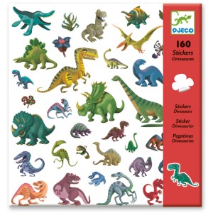 160 pegatinas de dinosaurios
