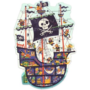 Puzzle Gigante Barco Pirata - 36 piezas