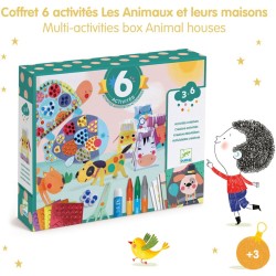 Pack multiactividades - Los animales y sus casas. n6