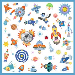 160 pegatinas Interstellar. n°1