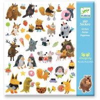 160 pegatinas de amigos peludos