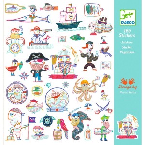 160 pegatinas: �Ataque de piratas!
