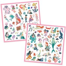 160 pegatinas met�licas de sirena. n�1