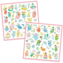 160 pegatinas metálicas de hadas. n°2