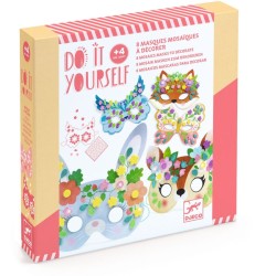 4 m�scaras de mosaico de animales del bosque para hacer t� mismo. n�1