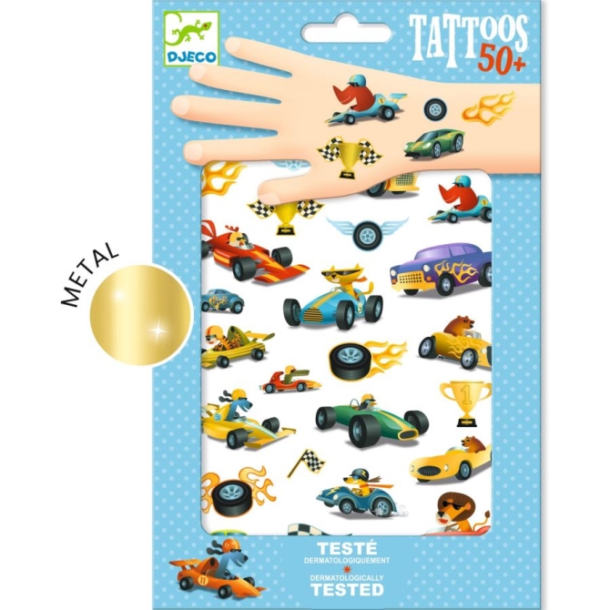 Tatuajes metalizados Bolidos