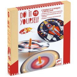 Kit con 2 peonzas y 12 discos Hypno Cosmos para metalizar � DIY. n�1